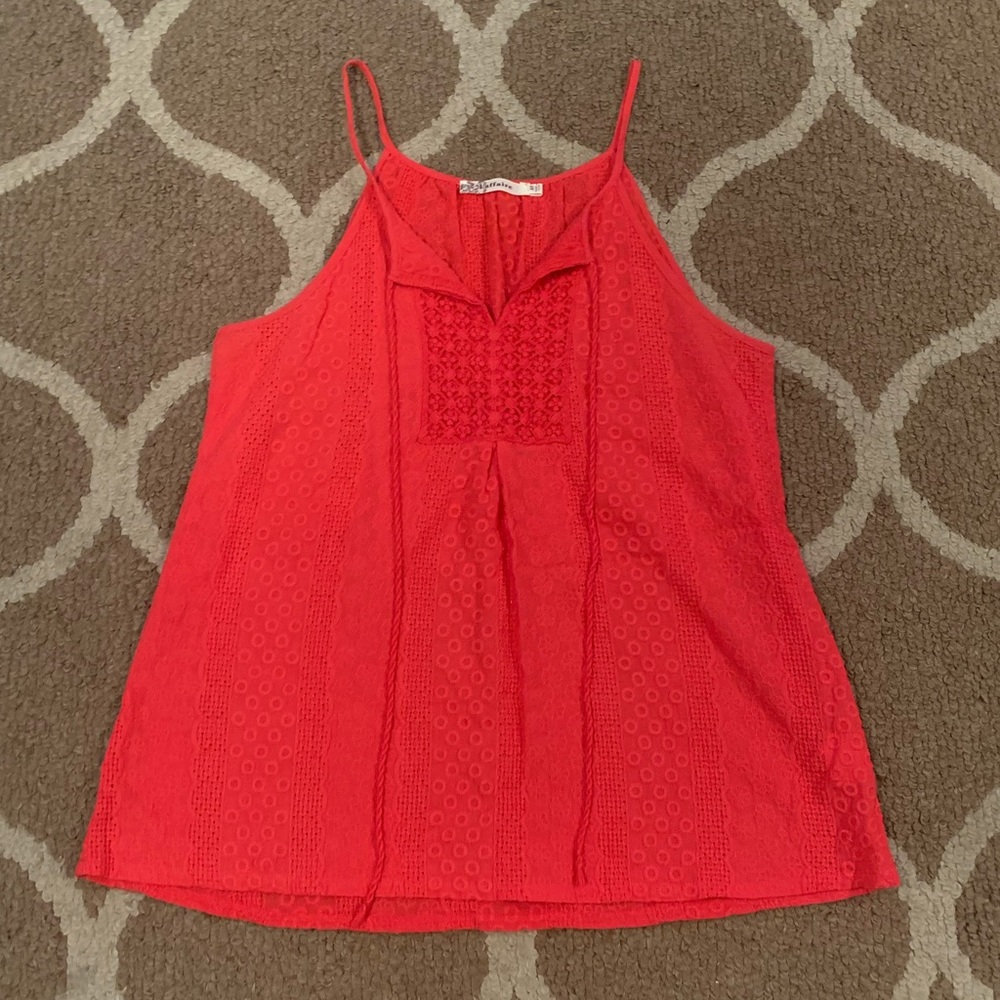 Pink Embroidered Tank Top - Picture 3 of 6